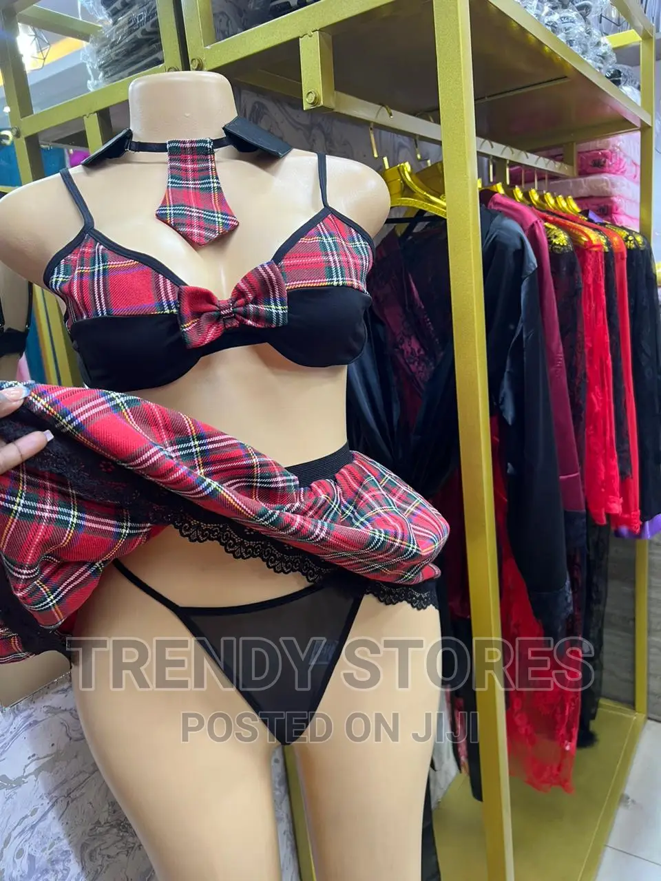 School Girl Student Role Play Cosplay Costume Lingerie Set
