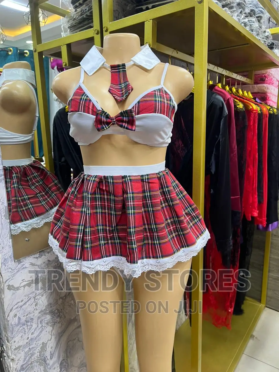 School Girl Student Role Play Cosplay Costume Lingerie Set