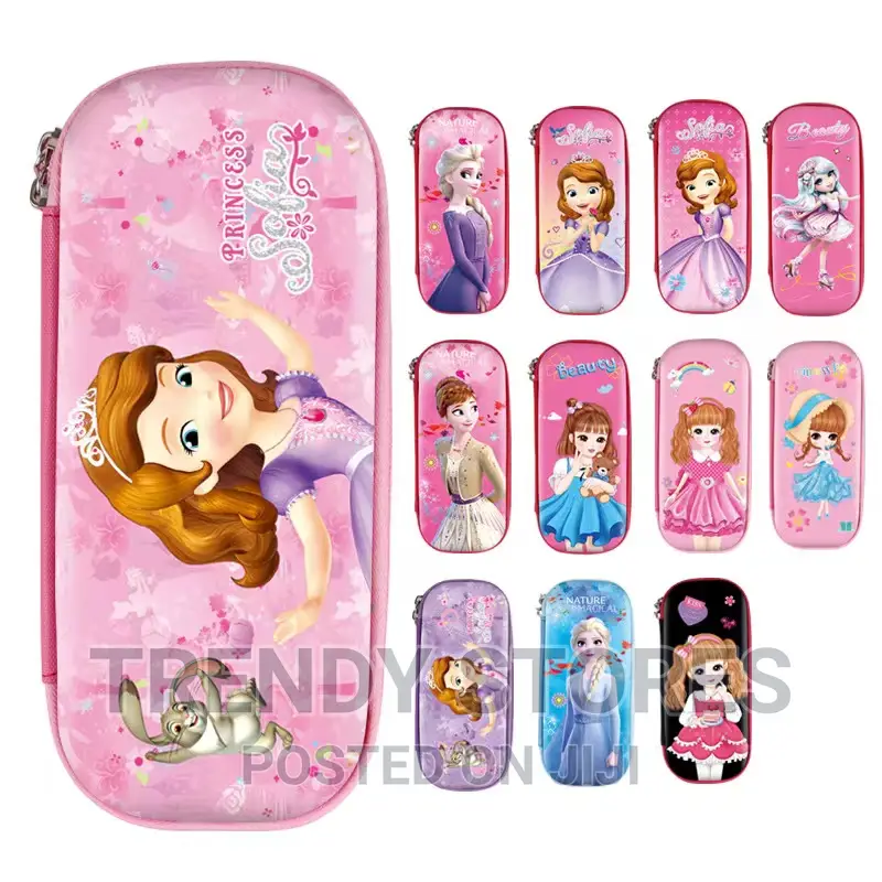 Girls Disney Themed Pencil Pouches /Pencil Cases