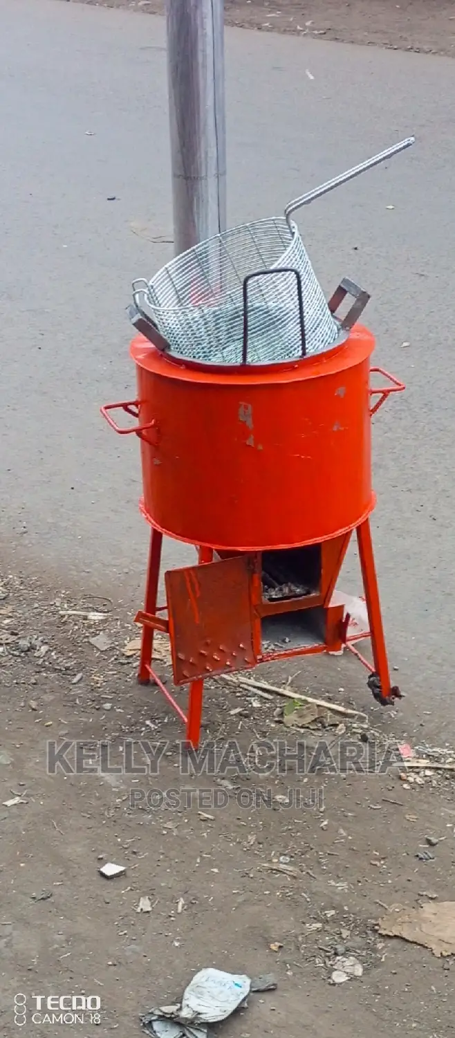 Chips Fryers Jikos Charcoal/Firewood