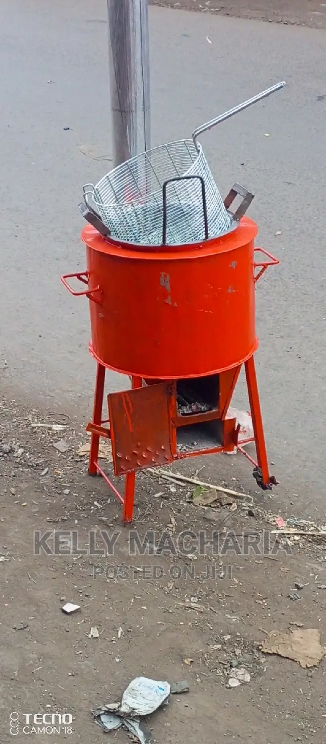 Chips Fryers Jikos Charcoal/Firewood