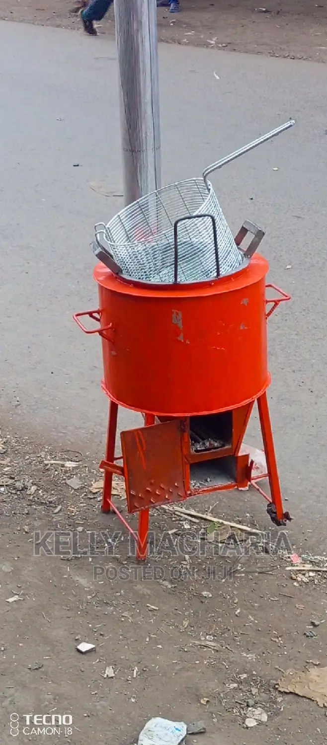 Chips Fryers Jikos Charcoal/Firewood