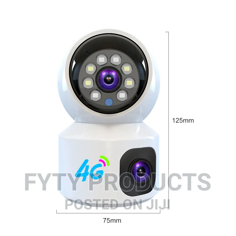 Indoor Doulecamera 4G Bullet PTZ Linkage Cameras Baby Monito