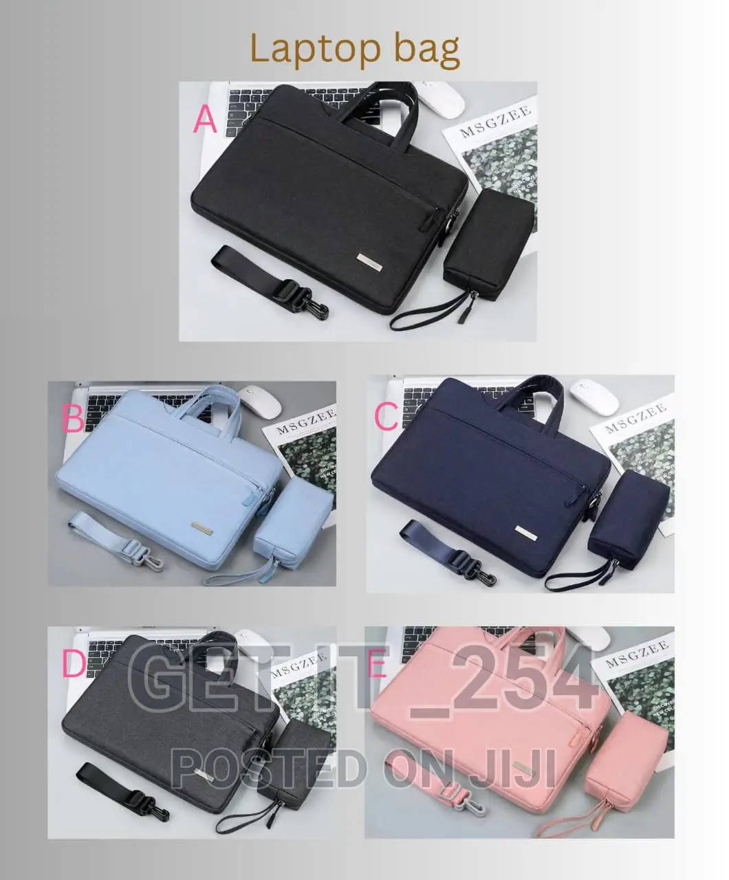 2 in 1 Laptop Bag Set