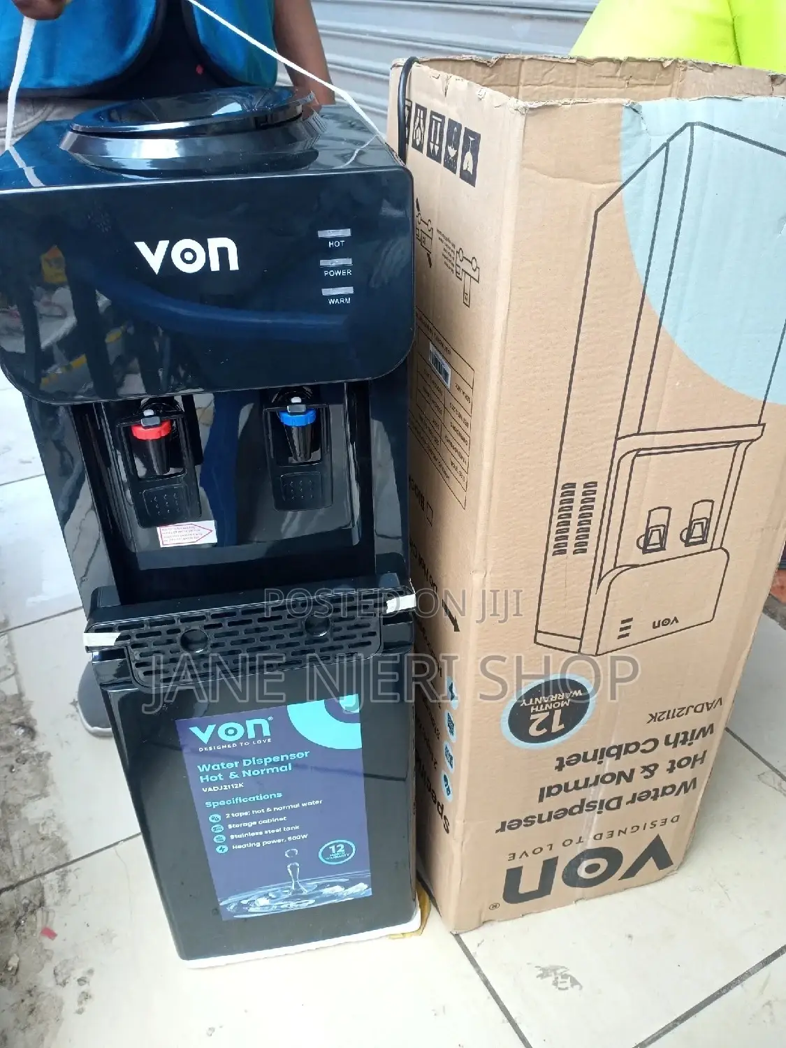 Von Hot and Normal Dispenser