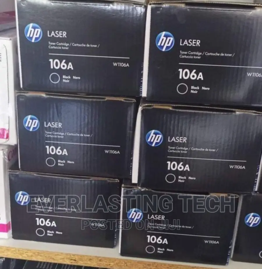 Hp 106a Black Original Laserjet Toner Cartridge - W1106a