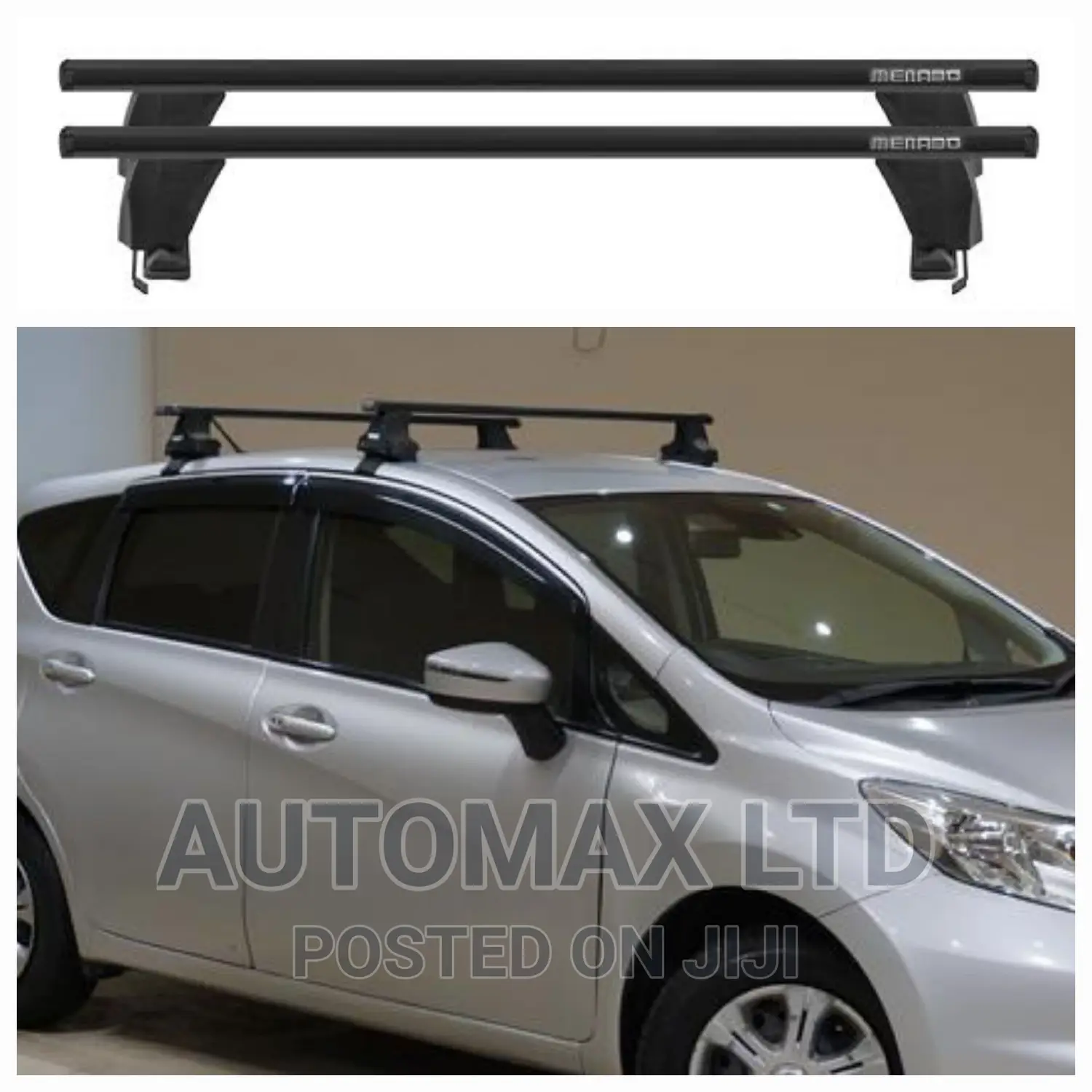 2X Universal Roof Bars. For Toyota,Nissan,Subaru,Mazda,Honda