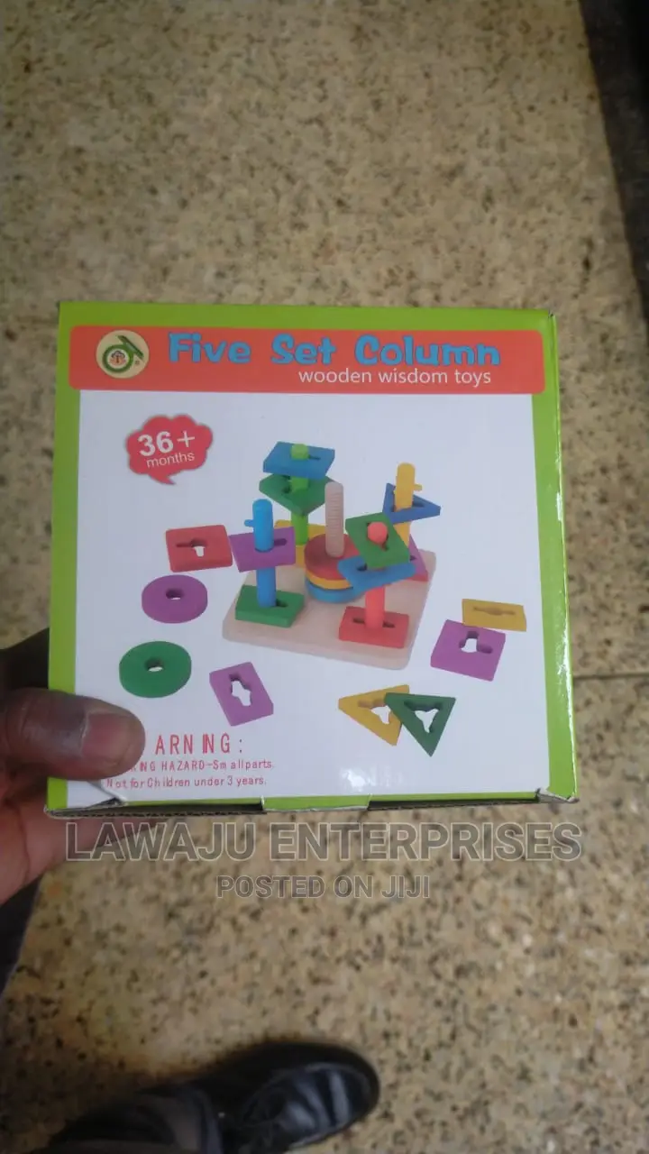 Montessori Wooden Puzzle Tower for Kids