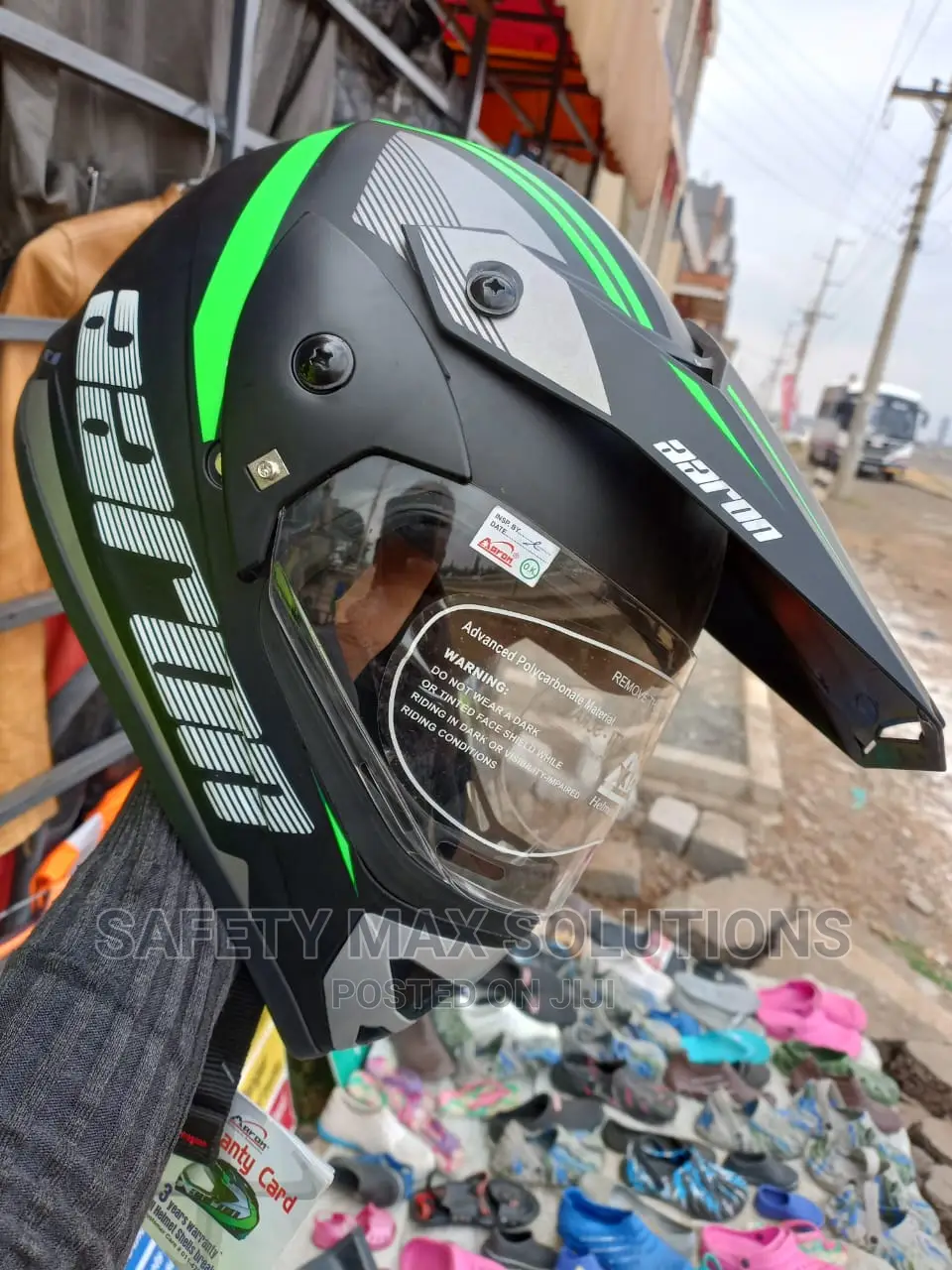 Motorcycle Helmet Aaron Off Road Graphic Helmet.