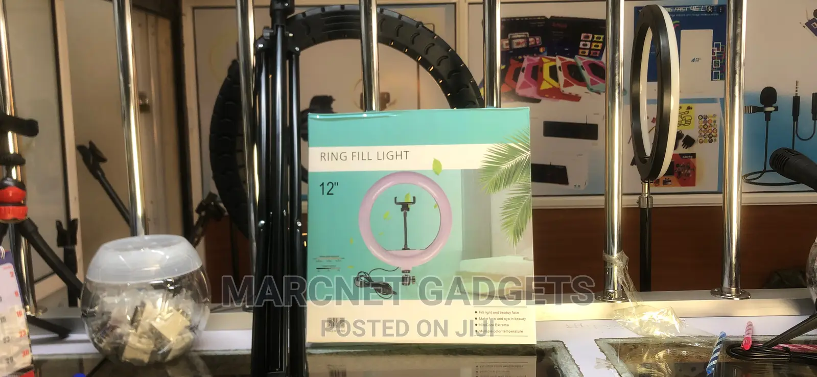 12 Inch LED Ring Light With 2.2M Tripod Stand
