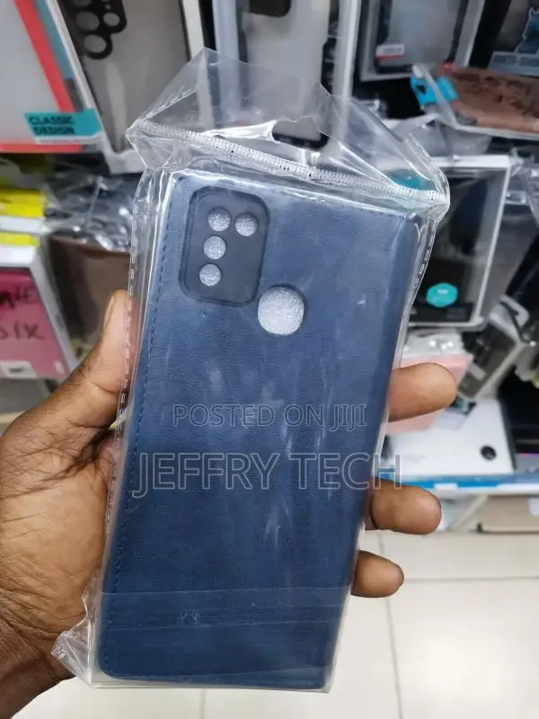 Flip Leather Cover Case for Infinix Smart 5, 6.6" [ Vi