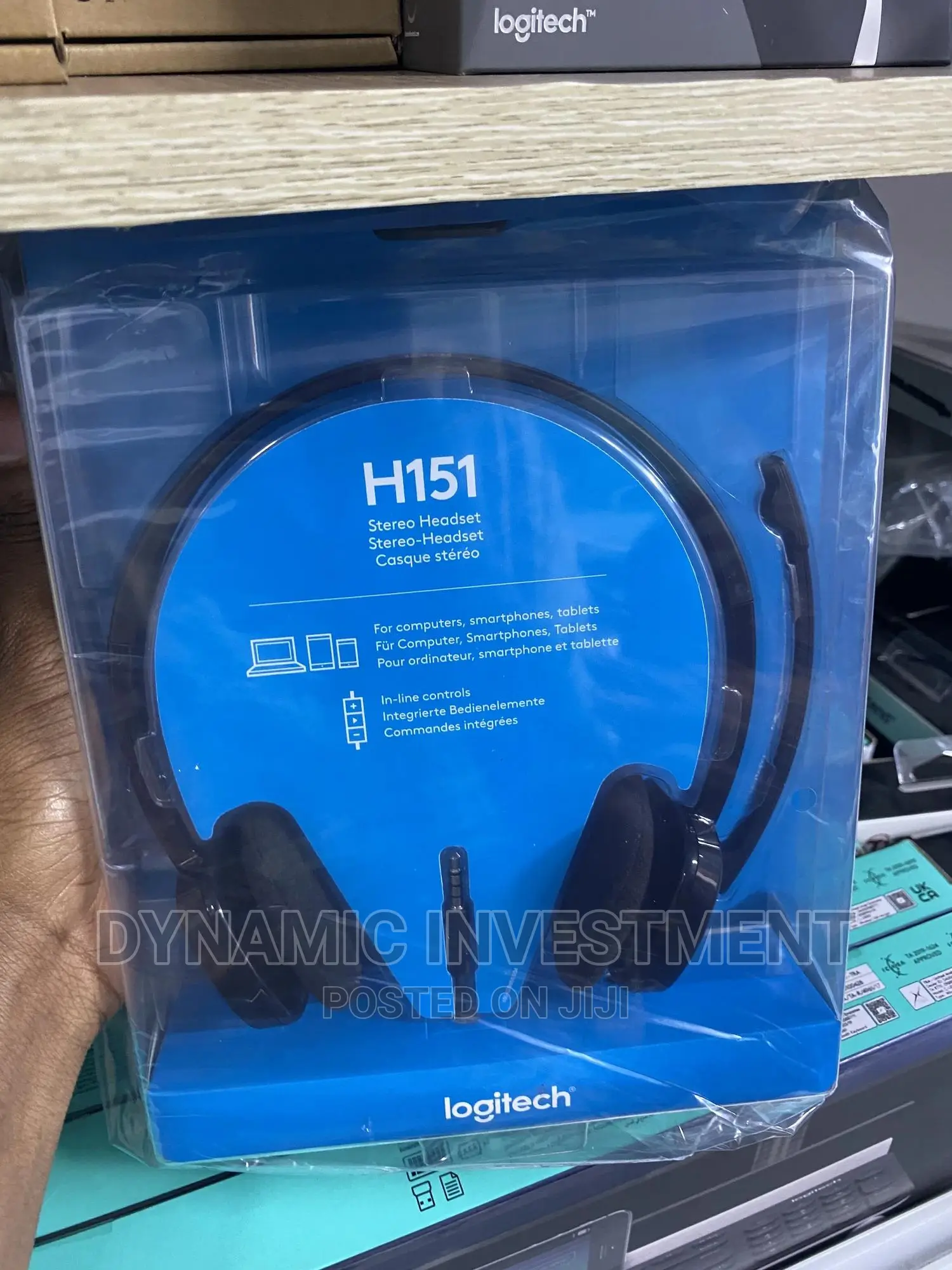 Logitech Stereo Headset H151 - Black (3.5 MM JACK)