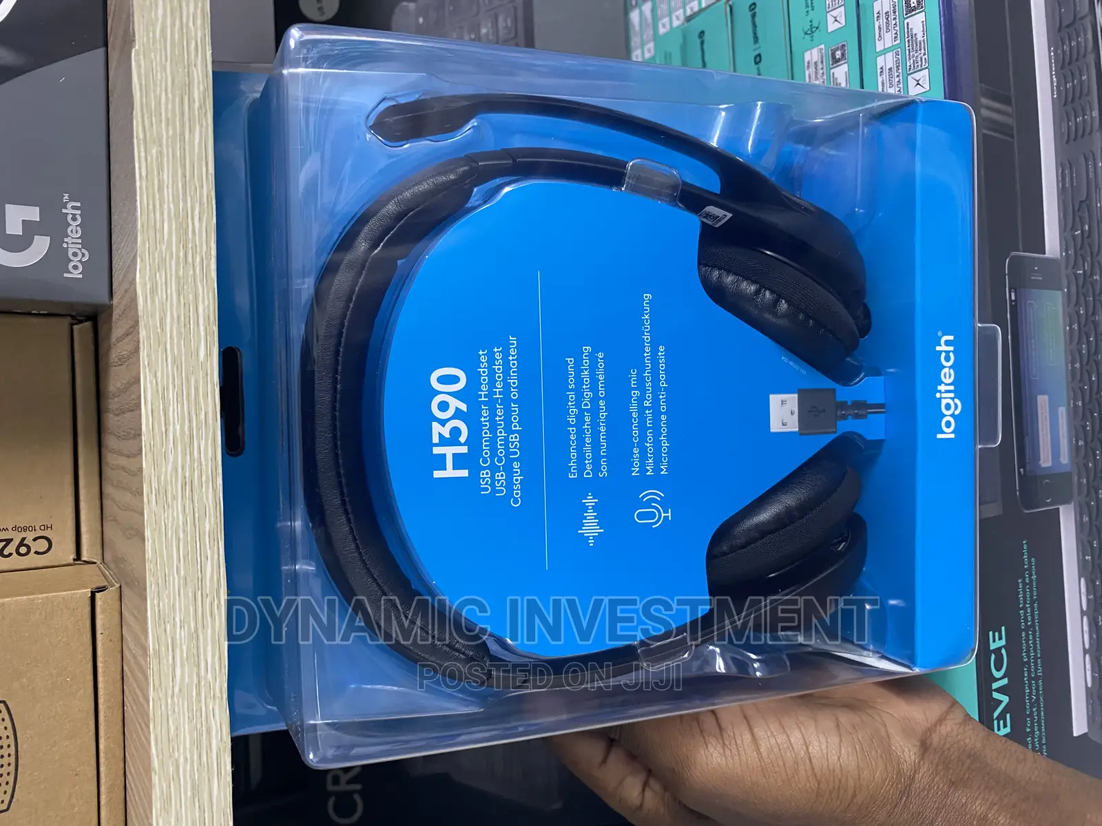 Logitech H390 Wired Headset for PC/Laptop, Stereo Headphones