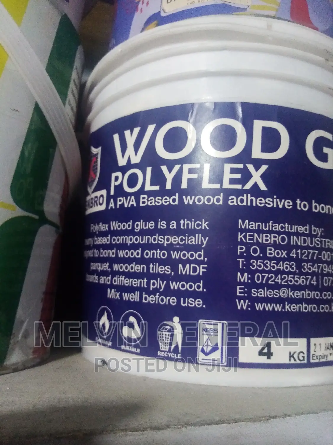 Poly Flex Wood Glue 4kg