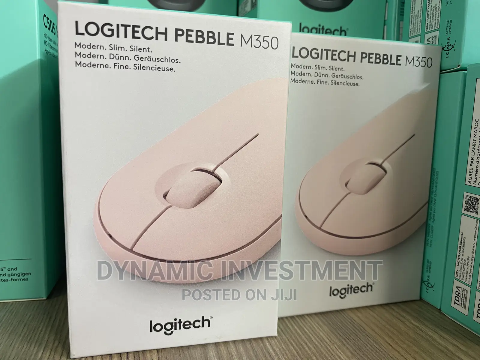 Logitech Pebble M350 Wireless Mouse Silent, Slim