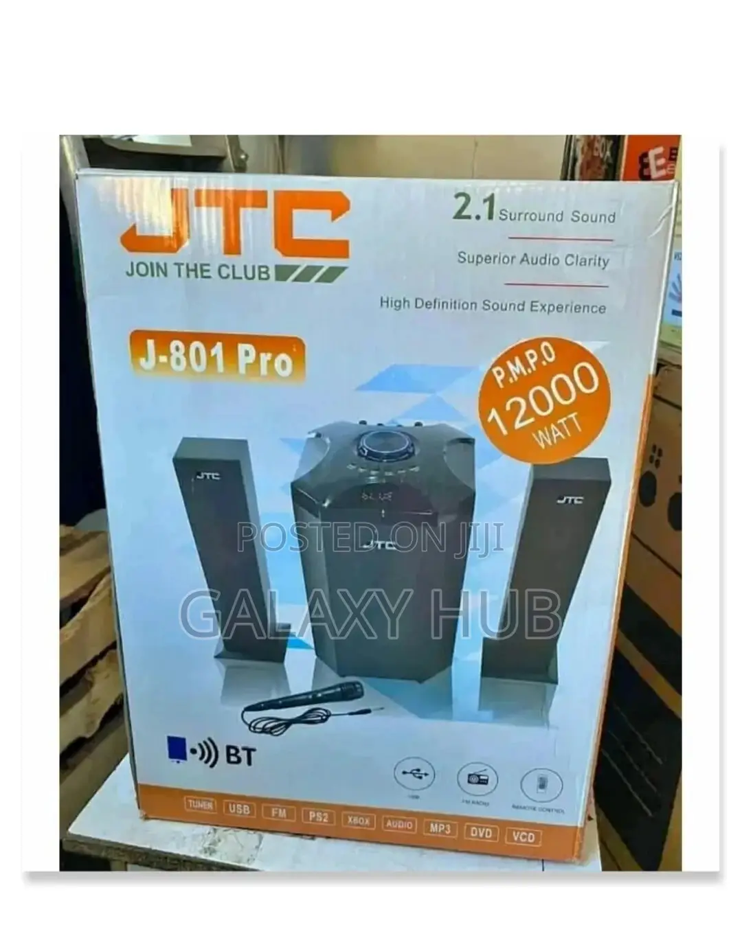 Jtc 2.1ch Home Theater Bt/Fm/Usb