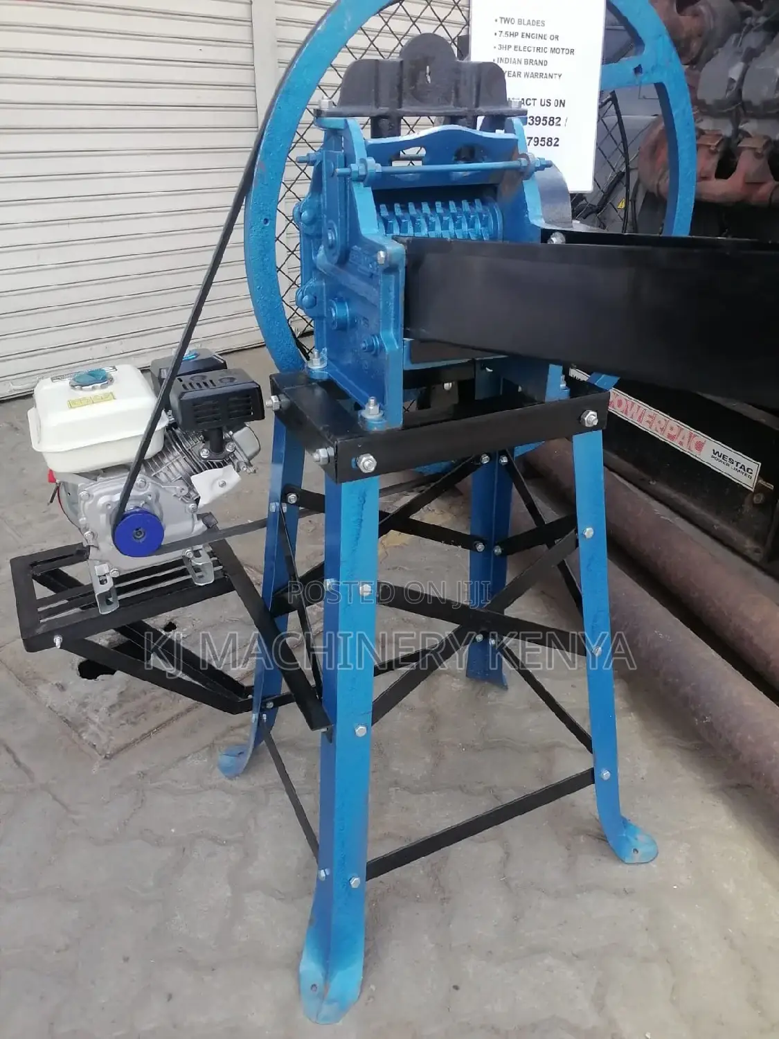 Gasoline Powered 7.5hp Chaff Cutter~Petrol Powered