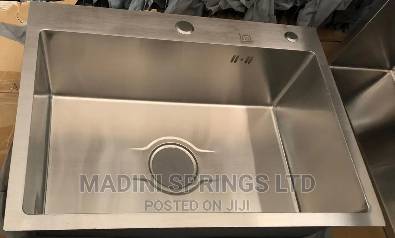 Grey Mettalic Kitchen Sink + Waste(Single Bowl Single Drain)