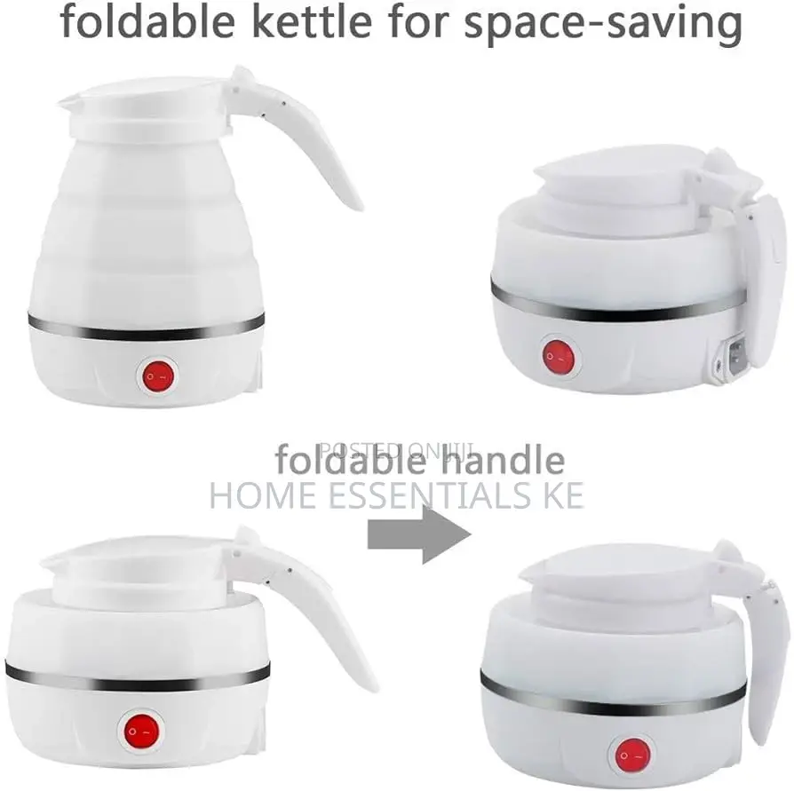 *600ml 600W Foldable Electric Kettle -Silicone