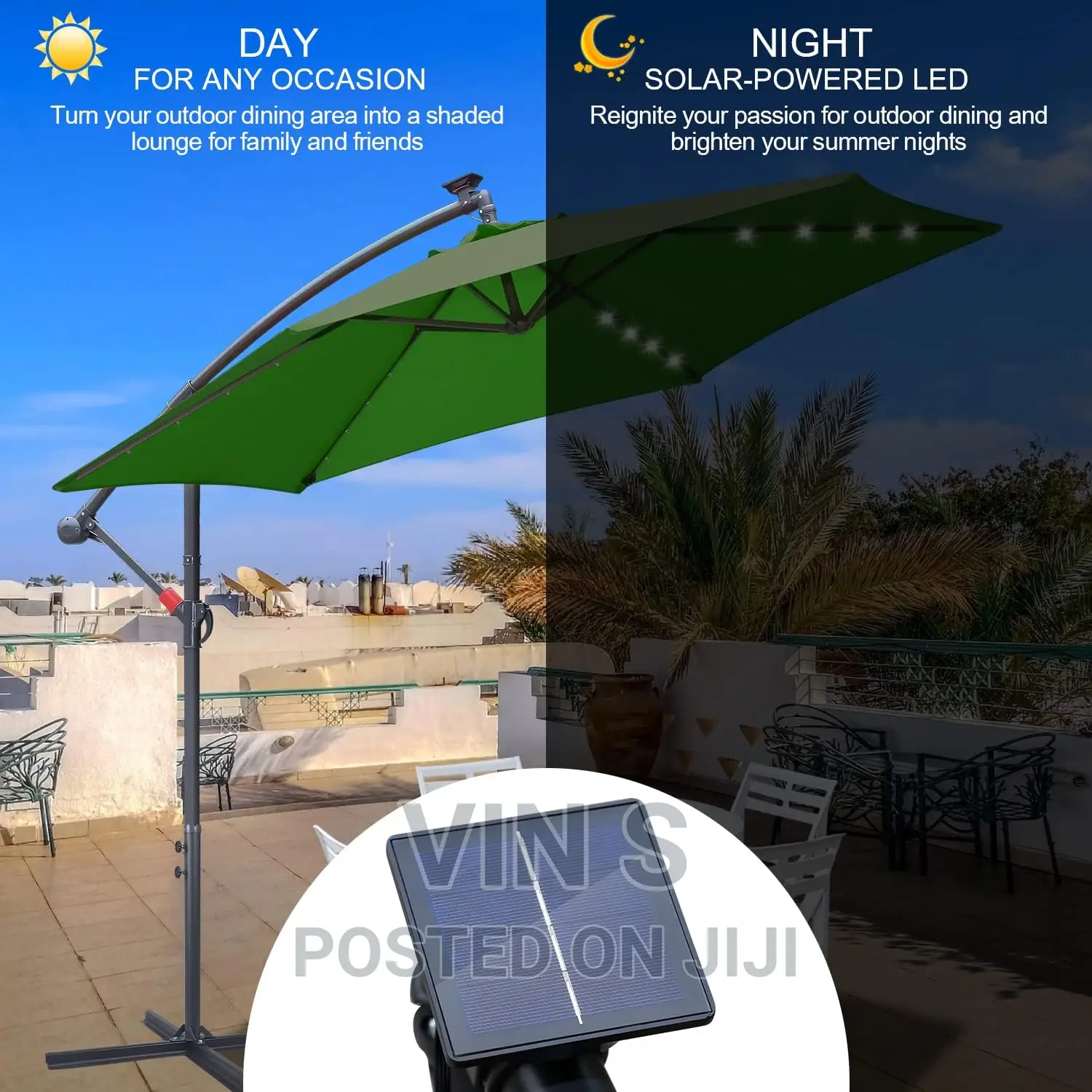 Patio Umbrellas* Patio Umbrellas* Solar-Led Patio Umbrellas°