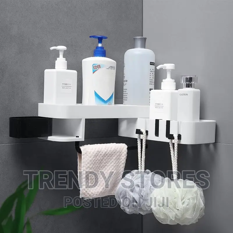 Aluminium Adhesive Bathroom Organizer