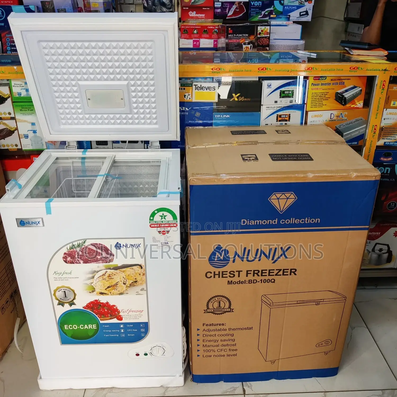 Nunix 100l Chest Freezer-Bd 100q