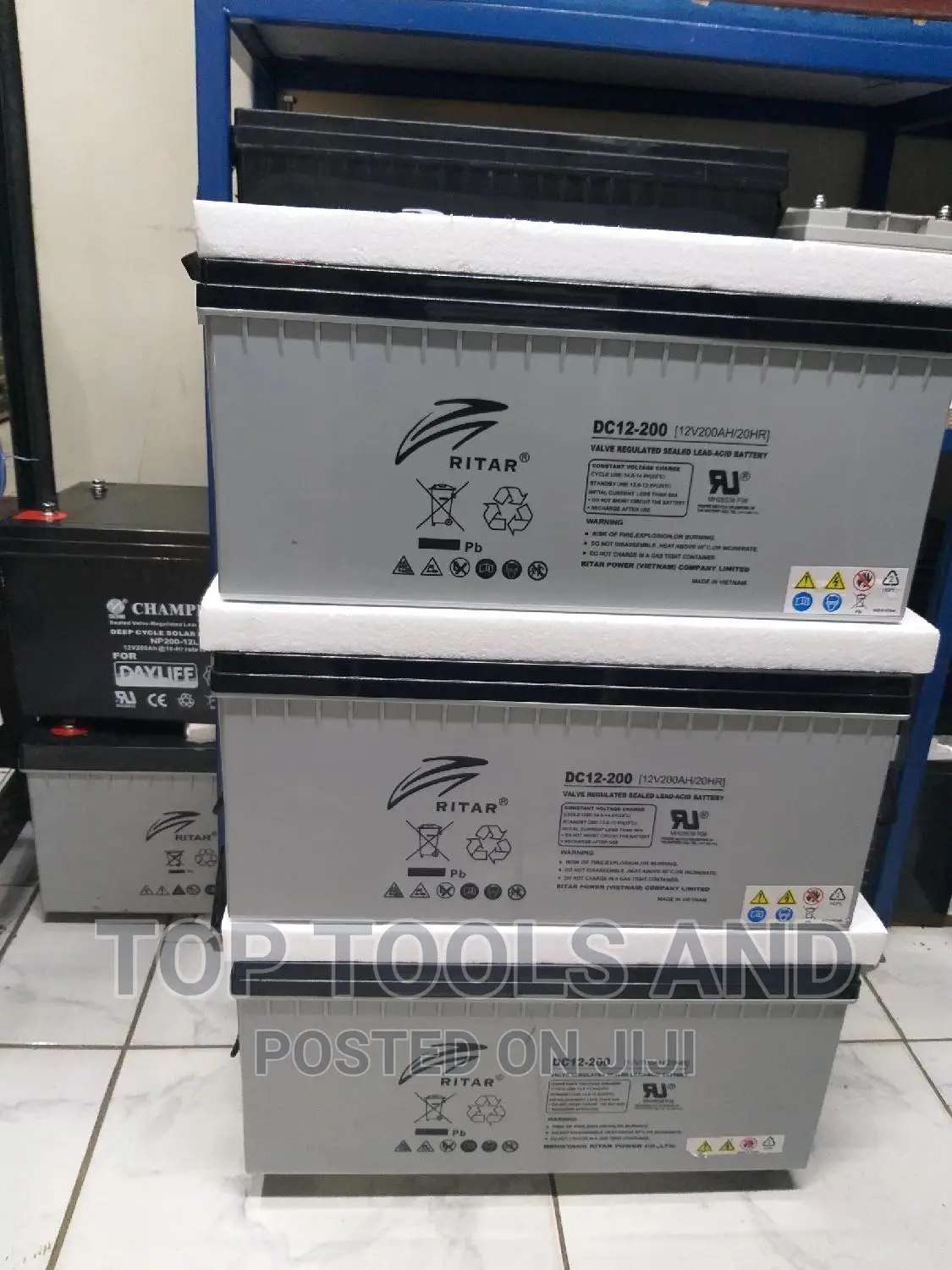Ritardc-12-200(12v200ah/20HR)Maintenance Free Solar Battery