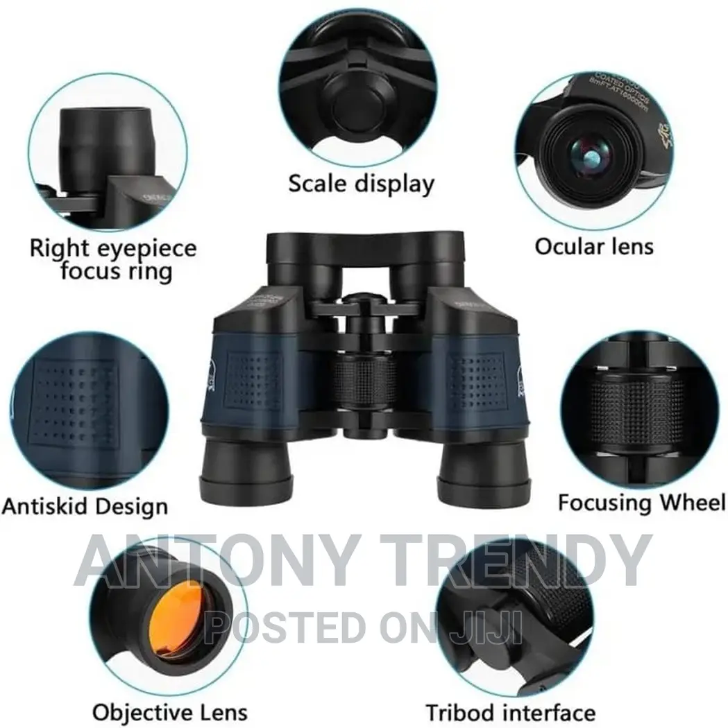 New Portable Compact Binoculars 60 X 60