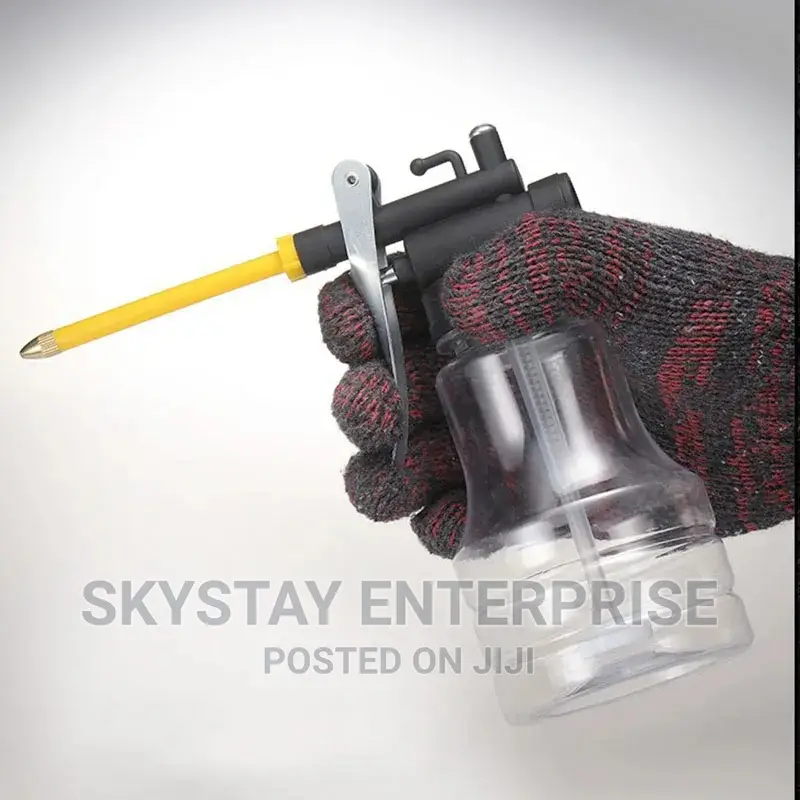 Oil Can Clear Plastic 250ml