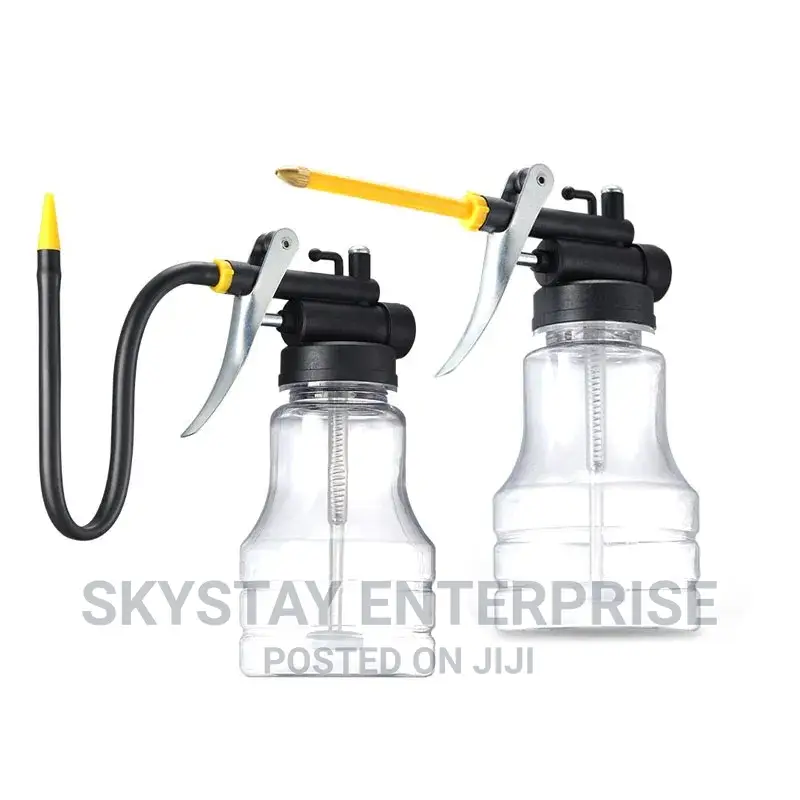 Oil Can Clear Plastic 250ml
