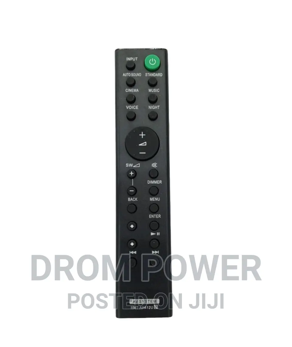 Sony Soundbar Remote