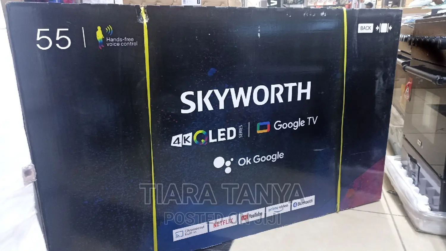 Skyworth 55′′ Qled 2022 Frameless Smart Android Tv- 55′′