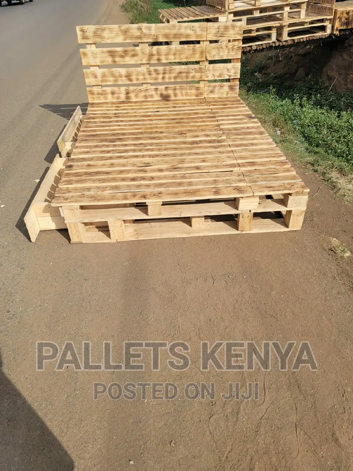 5*6 Pallet Bed- Detachable With Drawers (RLS