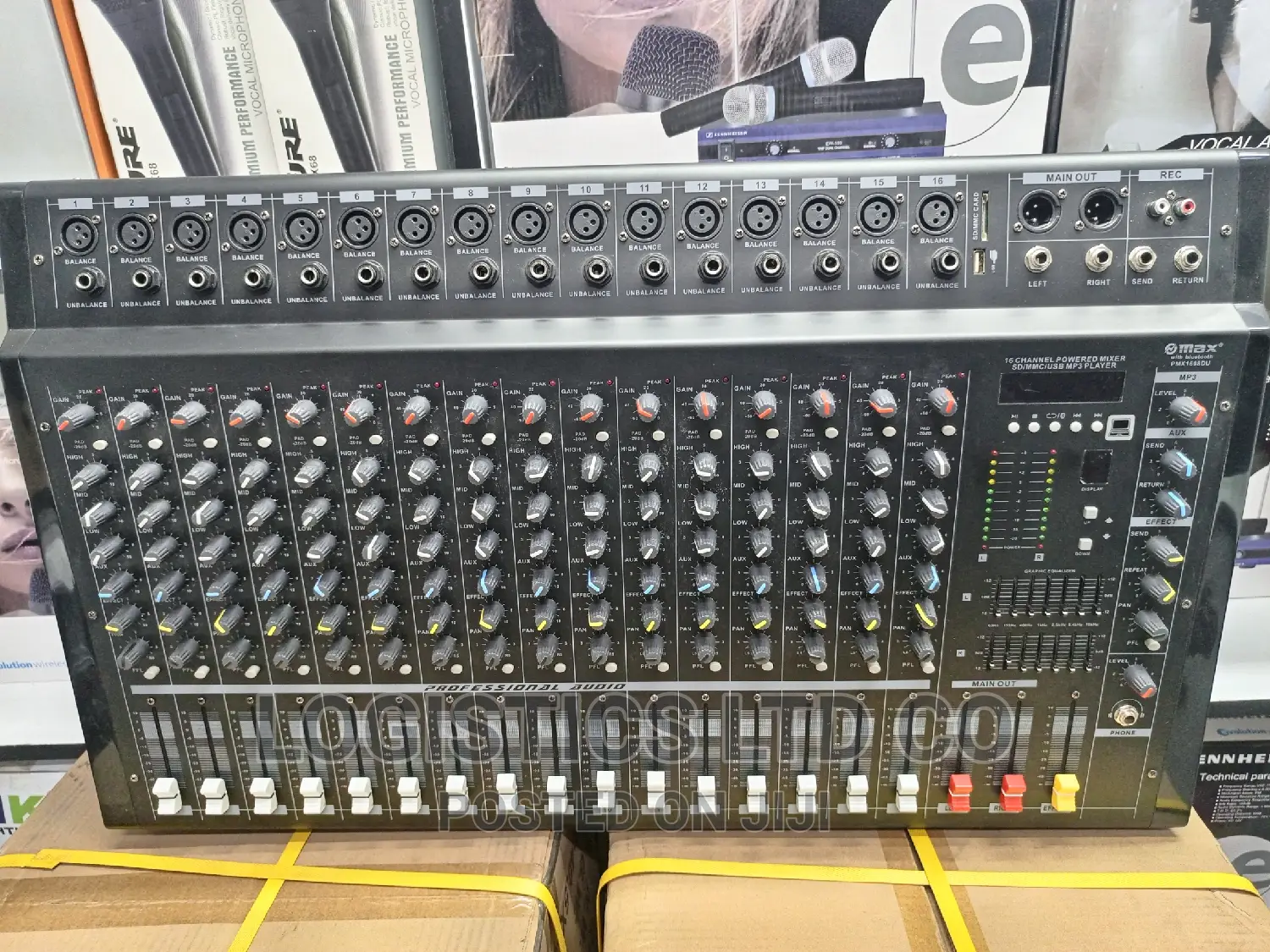 Max 16 Channel Powered Mixer
