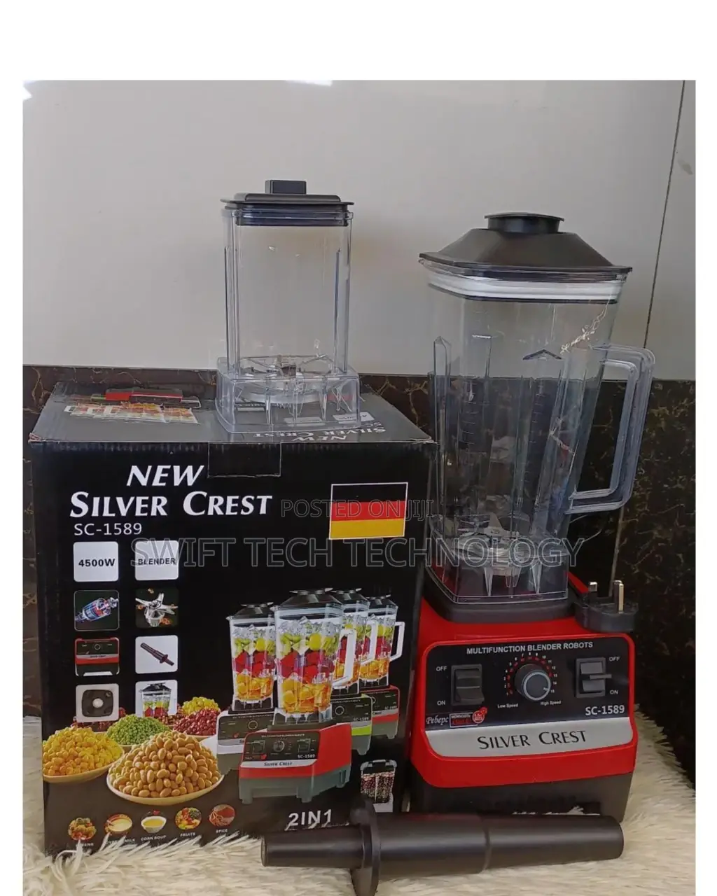 Commercial Blender, Commercial Blender Silver Crest 2 In1