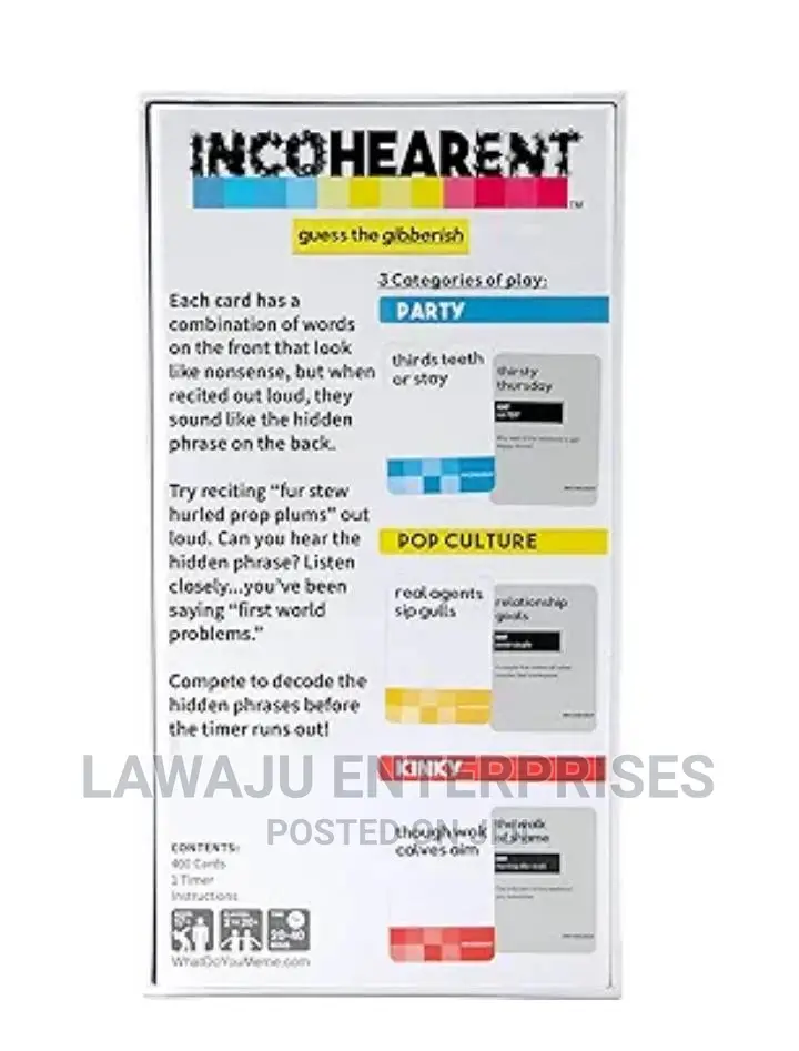 Incohearent - The Party Card Game