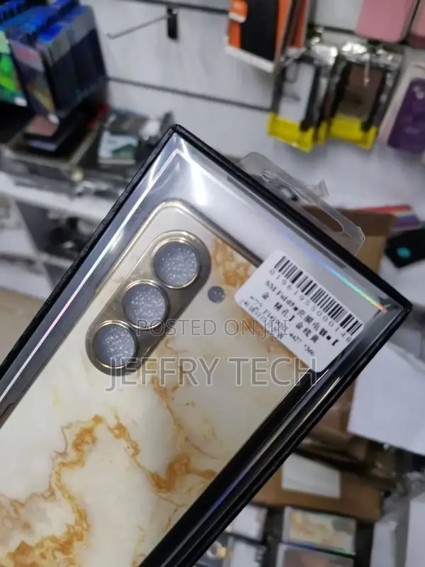 Marble Series Case for Samsung Galaxy Z Fold5 - Gold