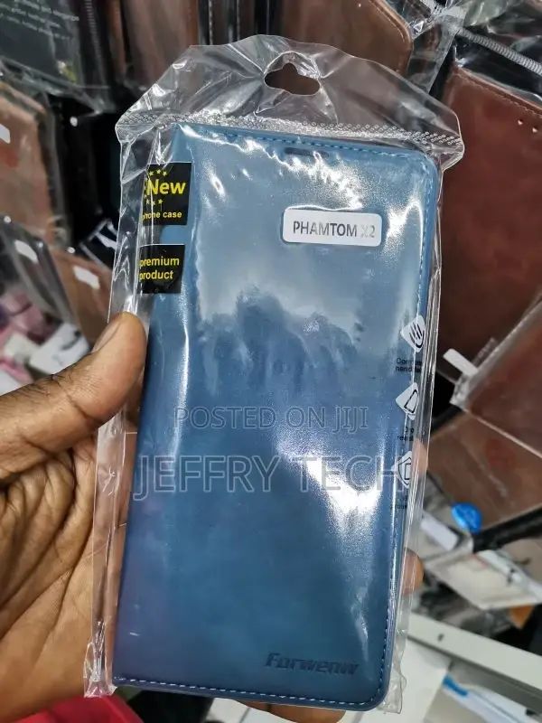 Leather Card Wallet Flip Cover for Tecno Phantom X2