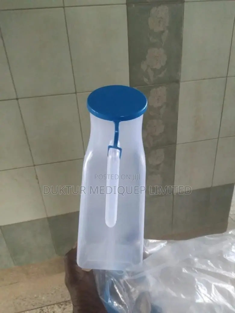 1L Plastic Standing Urine Bottle/ Container