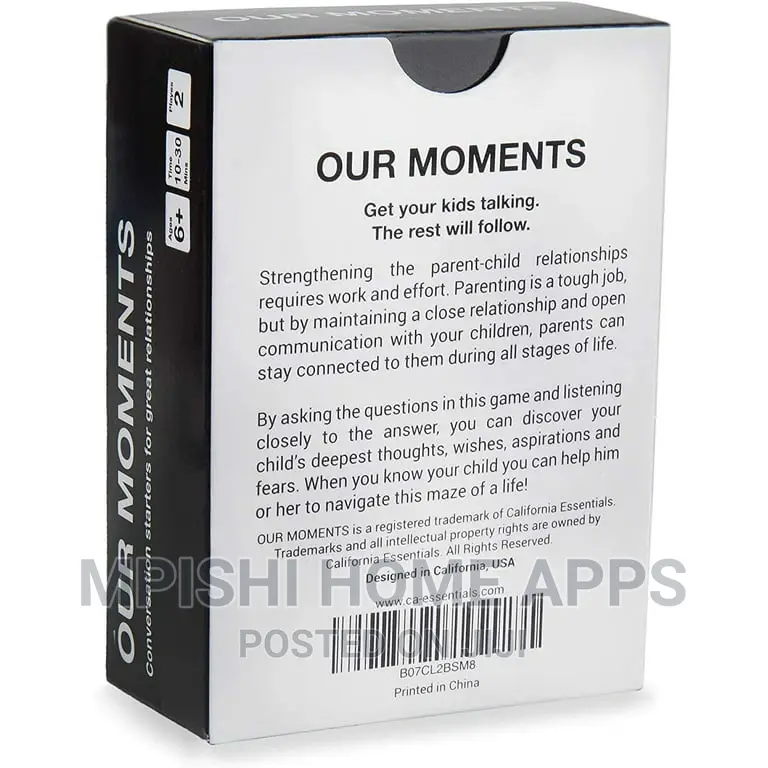 Our Moments Kids Card Game