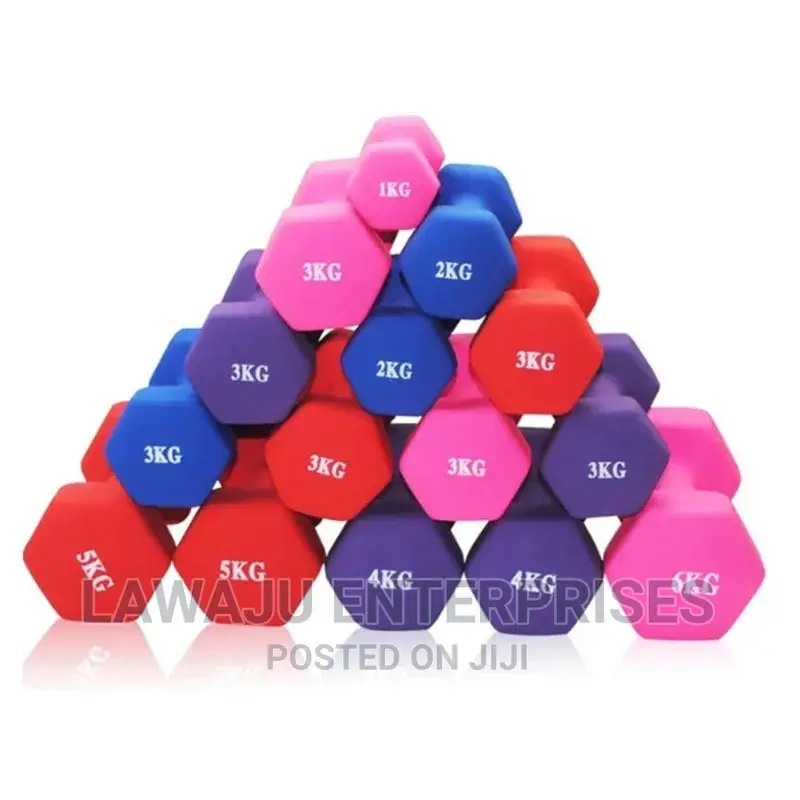 Vinyl Rubber Weightlifting Neoprene Aerobics Dumbbells
