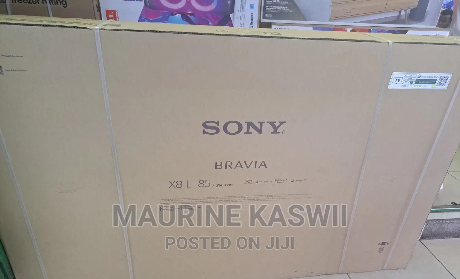 Sony 85 Inch X80L Series HDR Smart TV| KD-85X80L