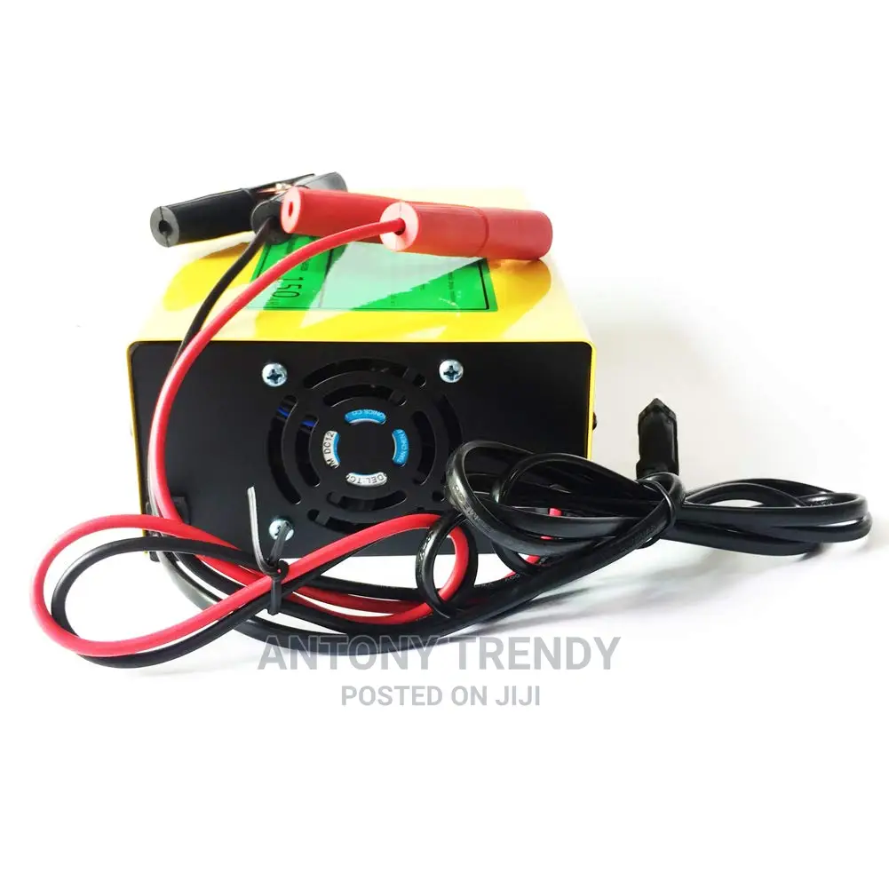 LCD Full Automatic Car Battery Charger 150v/250v to 12V 24V