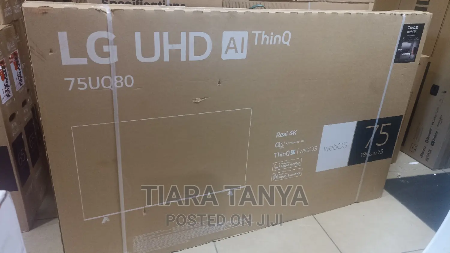 LG 75′′ Uq80006 Series Uhd Tv, Cinema Screen Design