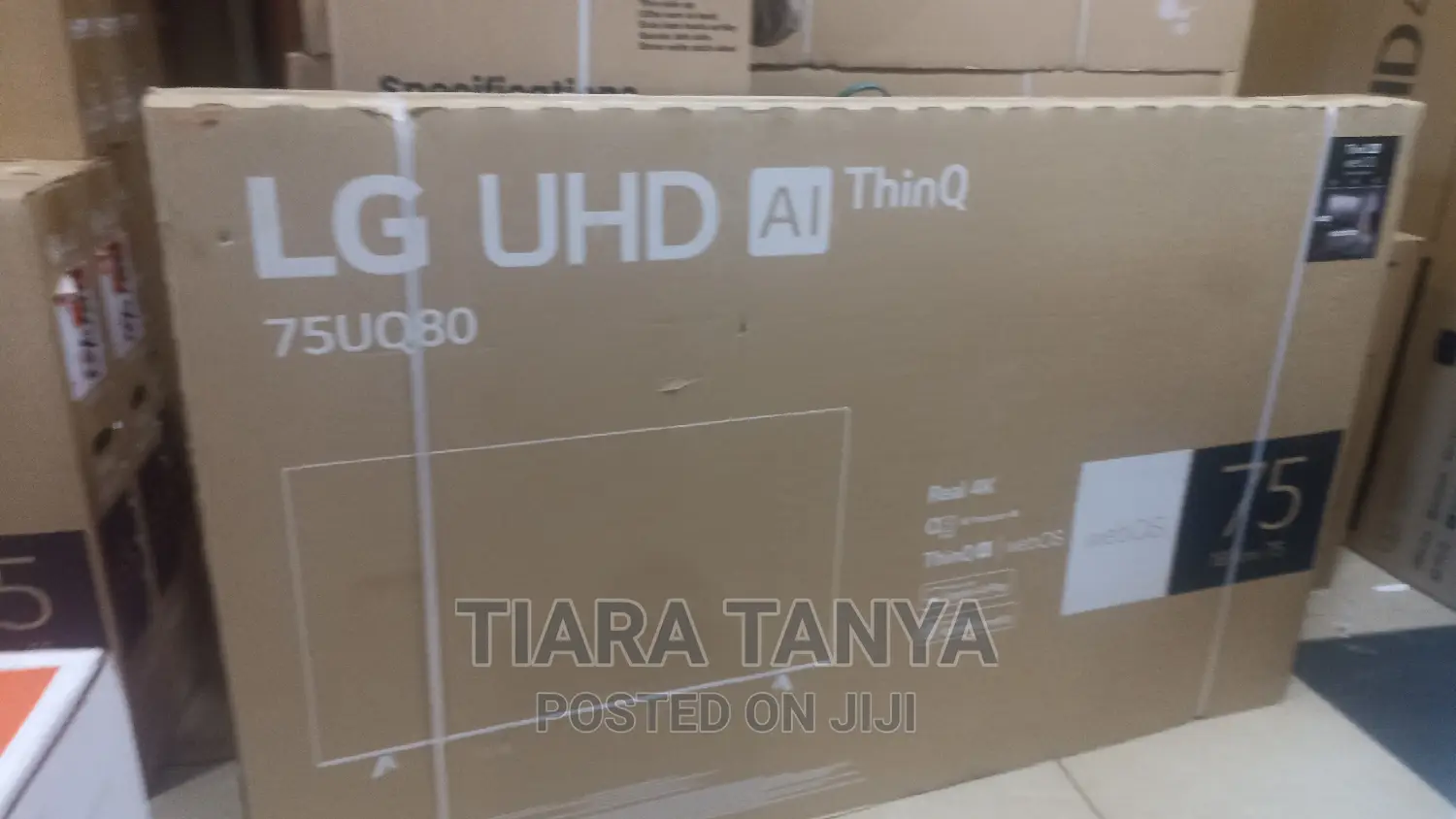 LG 75′′ Uq80006 Series Uhd Tv, Cinema Screen Design