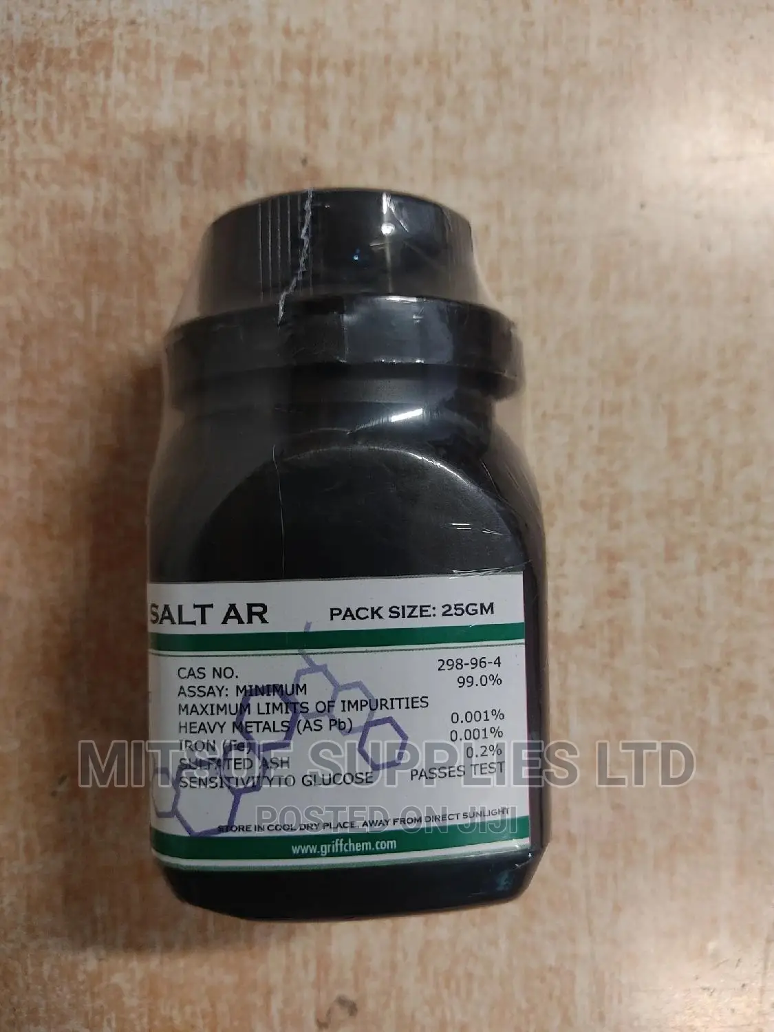 Tetrazolium Salt 25G Griffchem- 2,3,5 Triphenyl Tetra Chlor