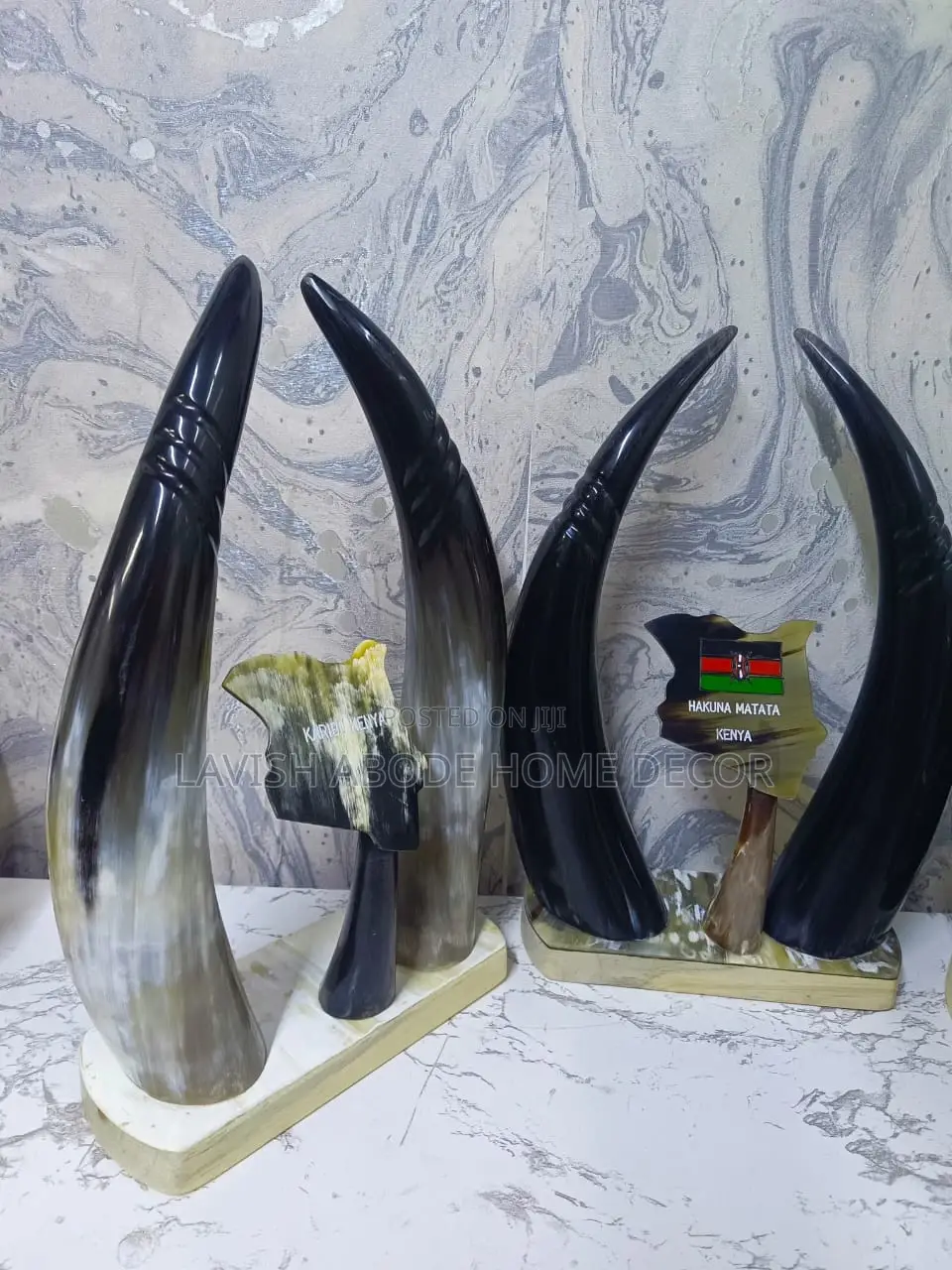 African Horns Souvenir for Office and Home Decor Gift