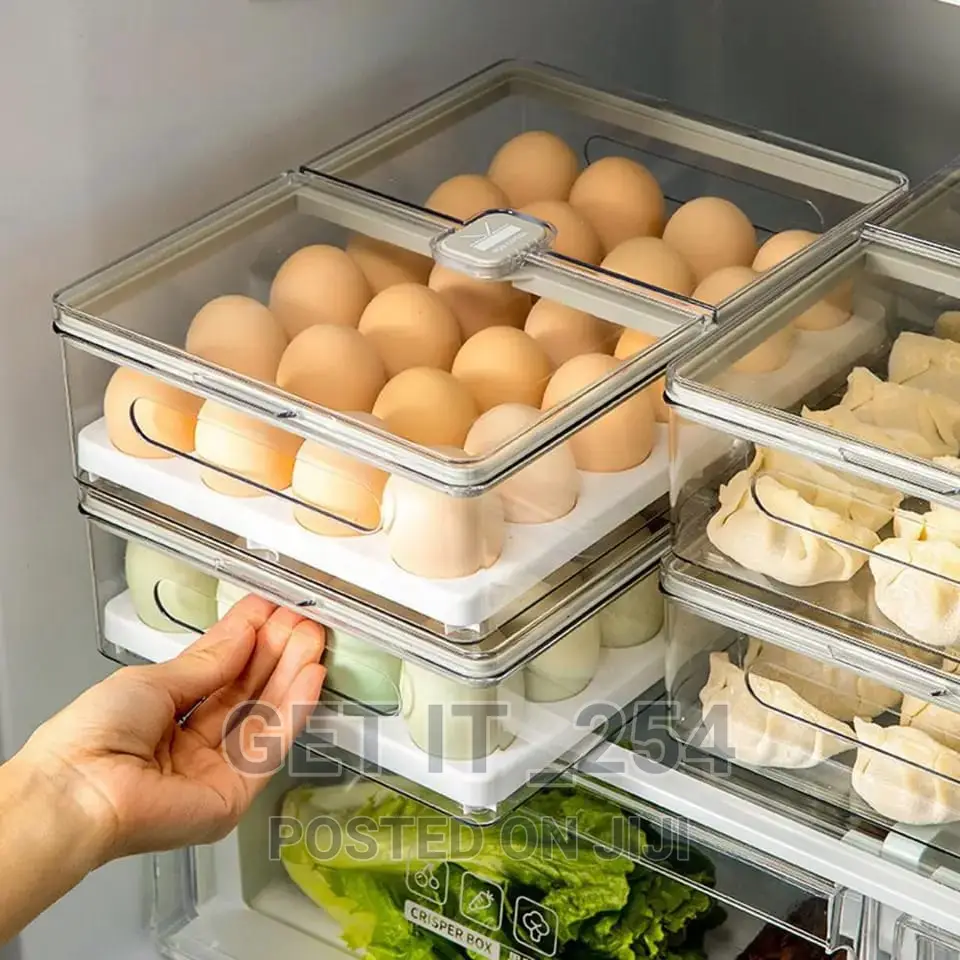Transparent Egg Box With Lid Size: 30*20.5*8cm