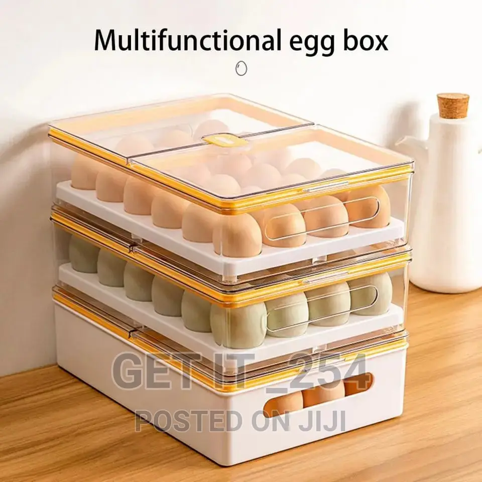 Transparent Egg Box With Lid Size: 30*20.5*8cm