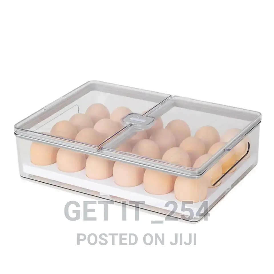 Transparent Egg Box With Lid Size: 30*20.5*8cm